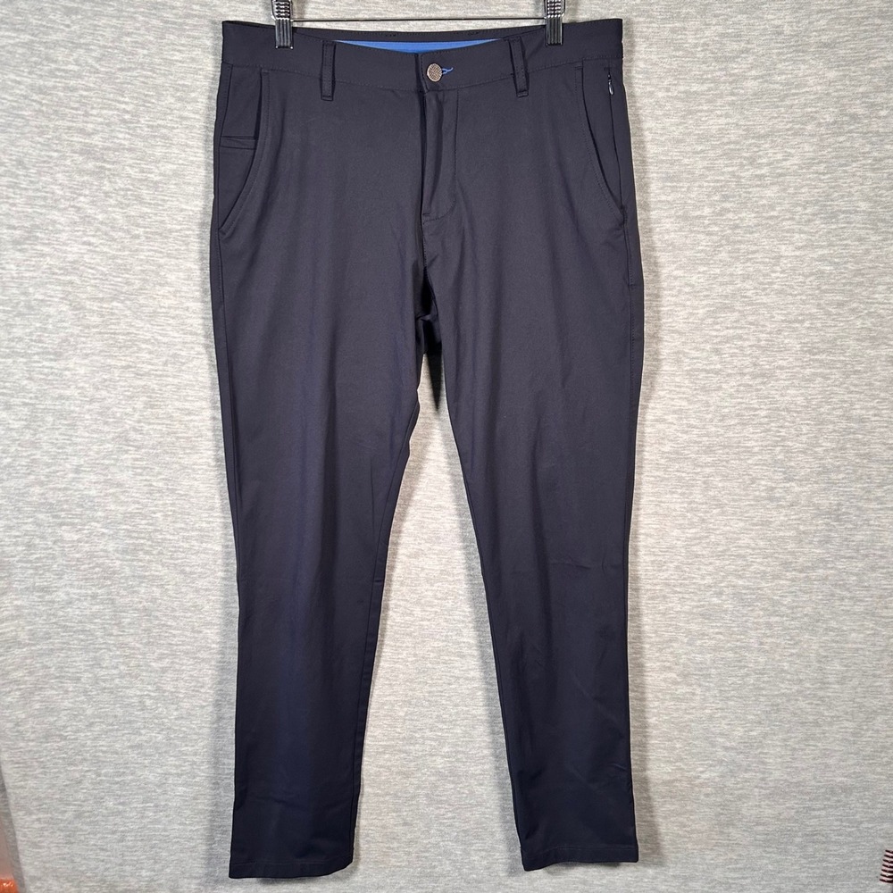 Twillory Performance Pants Mens 32x34 (32.5" Actual) Blue Chino 4-Way Stretch